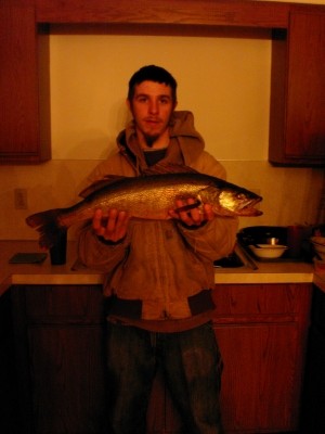 Photo of Walleye Caught by Jayme with Mepps Black Fury in Michigan