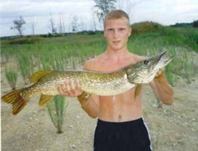 Photo of Pike Caught by Brad with Mepps Musky Killer in Wisconsin