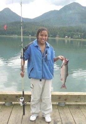 Photo of Salmon Caught by Alicia Mae with Mepps Aglia & Dressed Aglia in Alaska