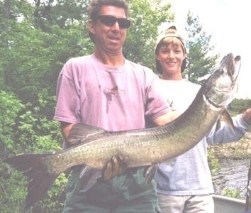 Photo of Musky Caught by Spencer with Mepps  in Ohio