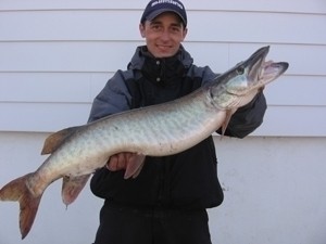 Photo of Musky Caught by Mario with Mepps  in Canada