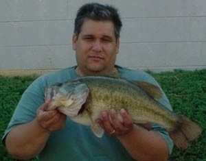 Photo of Bass Caught by Rex with Mepps Bass Pocket Pac - #3 Black Fury Dressed in Missouri