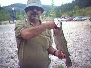 Photo of Trout Caught by kilinc with Mepps Aglia & Dressed Aglia in Turkey