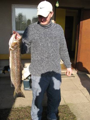 Photo of Trout Caught by Klaus with Mepps Aglia & Dressed Aglia in New Zealand