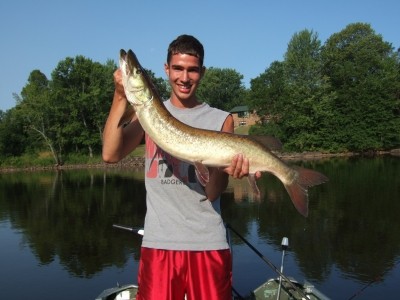 Photo of Musky Caught by Brad with Mepps Aglia & Dressed Aglia in United States