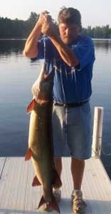Photo of Musky Caught by Richard with Mepps Musky Killer in Wisconsin