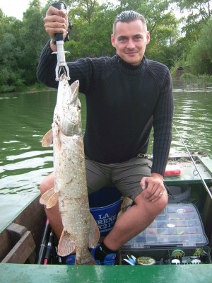 Photo of Musky Caught by DURIEZ with Mepps  in France