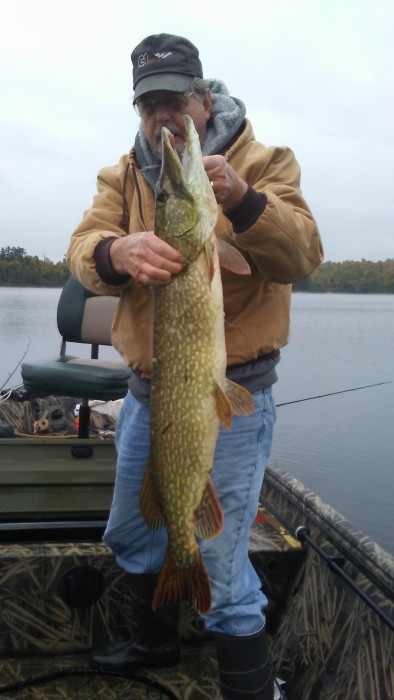 Photo of Pike Caught by Shelby L. with Mepps Mepps Marabou in Minnesota