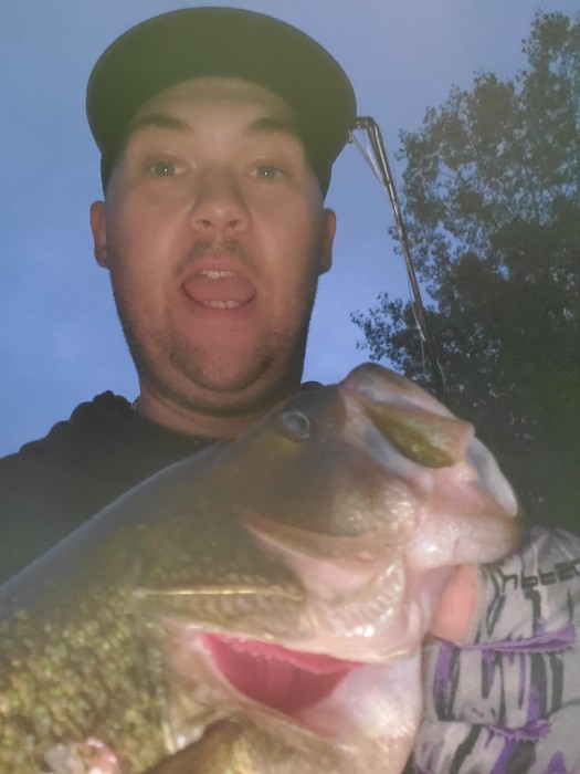 Photo of Bass Caught by Kevin with Mepps Aglia Tandem in Canada