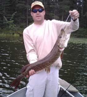 Photo of Pike Caught by Neal with Mepps Black Fury in Wisconsin