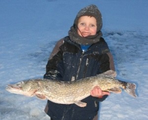 Photo of Pike Caught by Liam with Mepps Syclops Lite in Alaska