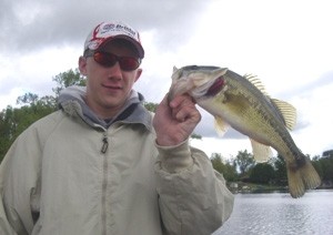 Photo of Bass Caught by Nick  with Mepps Aglia & Dressed Aglia in Michigan