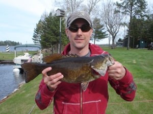 Photo of Bass Caught by Andrew with Mepps Aglia Long in Minnesota
