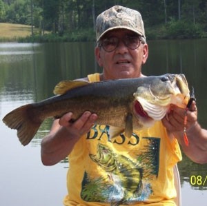 Photo of Bass Caught by Randy with Mepps  in Virginia