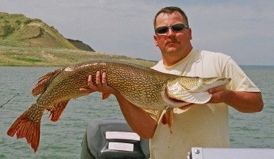 Photo of Pike Caught by Garett with Mepps Aglia & Dressed Aglia in Montana