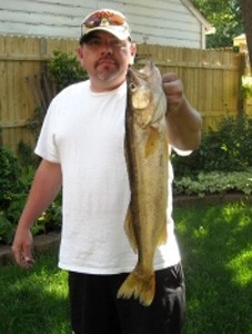 Photo of Walleye Caught by Tim with Mepps Musky Killer in Michigan
