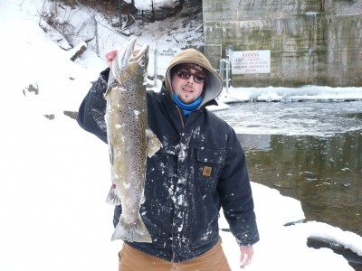 Photo of Trout Caught by Brian with Mepps Aglia & Dressed Aglia in New York