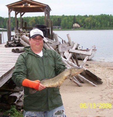 Photo of Bowfin Caught by William with Mepps Aglia & Dressed Aglia in Michigan