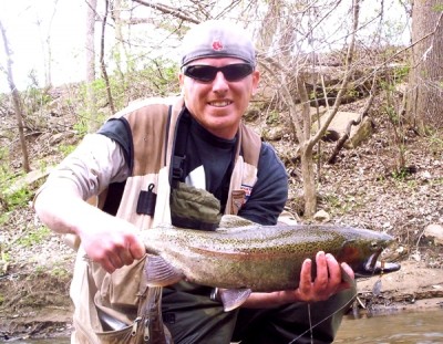 Photo of Steelhead Caught by Ted with Mepps Aglia & Dressed Aglia in United States