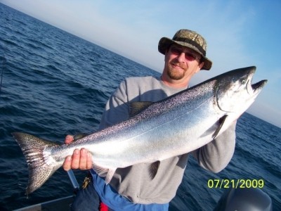 Photo of Salmon Caught by Jeff with Mepps Syclops Lite in United States