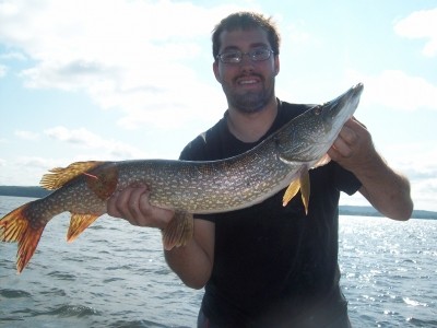 Photo of Pike Caught by Joey with Mepps Aglia & Dressed Aglia in Vermont