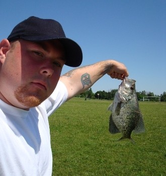 Photo of Crappie Caught by Kenneth with Mepps Aglia & Dressed Aglia in Michigan