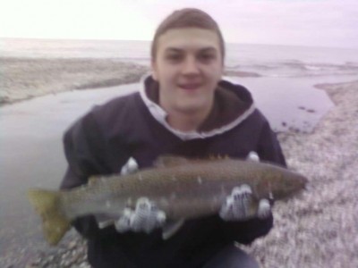 Photo of Trout Caught by Cole with Mepps Little Wolf in New York