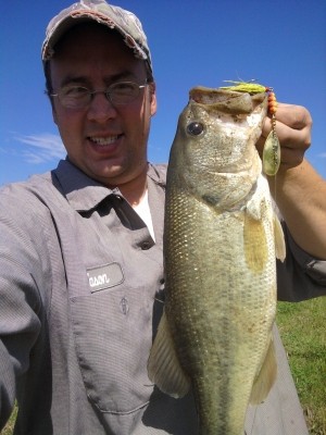 Photo of Bass Caught by Jason with Mepps Aglia & Dressed Aglia in Indiana