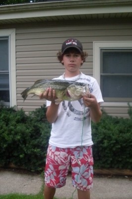 Photo of Bass Caught by Marcus  with Mepps Spin Flies in Michigan