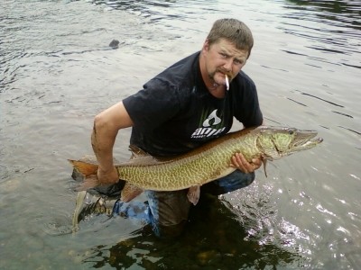Photo of Musky Caught by Scott with Mepps Musky Killer in Wisconsin