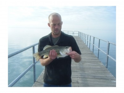 Photo of Bass Caught by Micheal with Mepps Aglia & Dressed Aglia in Michigan