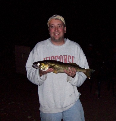 Photo of Walleye Caught by Chad with Mepps Giant Killer in Wisconsin