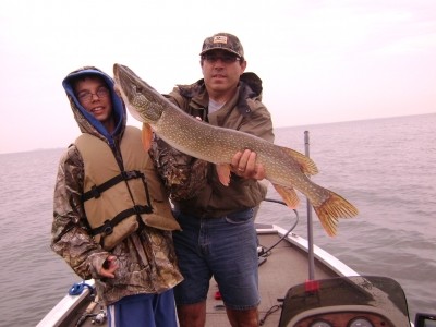 Photo of Pike Caught by Nick with Mepps Aglia Long in Michigan