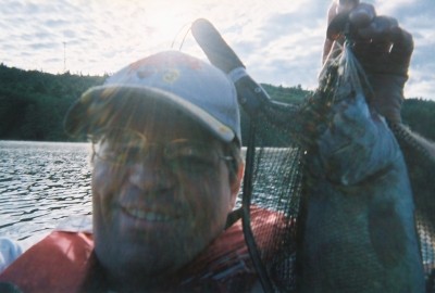 Photo of Bass Caught by William with Mepps Aglia Streamer in Vermont
