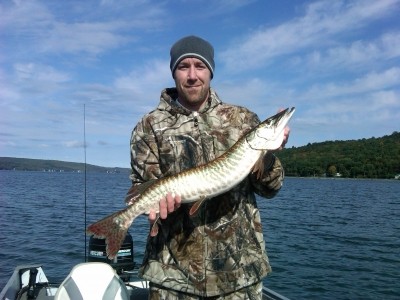 Photo of Musky Caught by Jason with Mepps Musky Killer in New York