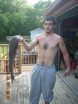 Photo of Catfish Caught by Christopher with Mepps Aglia & Dressed Aglia in Wisconsin