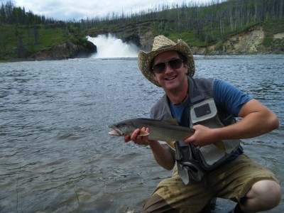 Photo of Trout Caught by Grant  with Mepps Little Wolf in British Columbia