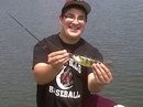 Photo of Perch Caught by Christopher with Mepps Aglia & Dressed Aglia in New Jersey