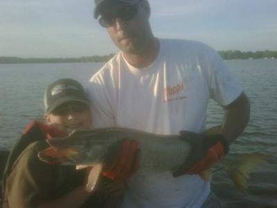 Photo of Musky Caught by Gavin with Mepps Comet Mino in Minnesota