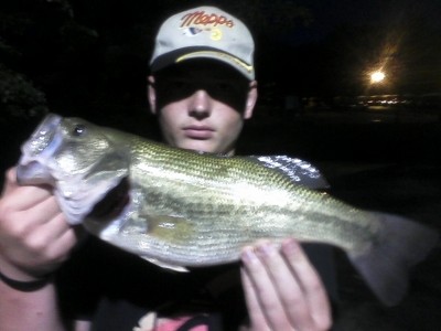 Photo of Bass Caught by James with Mepps Aglia & Dressed Aglia in New Jersey