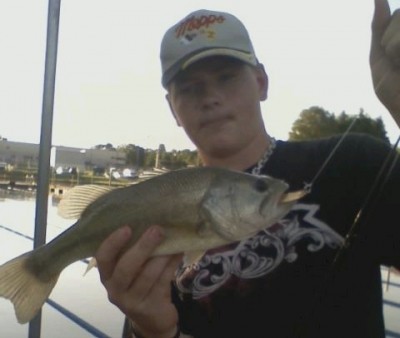 Photo of Bass Caught by James with Mepps Timber Doodle in New Jersey