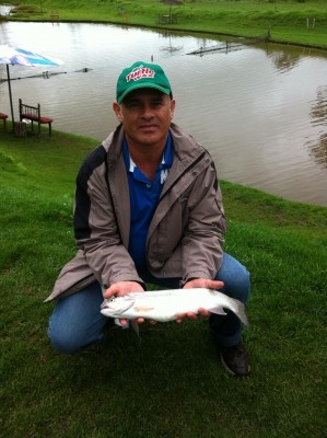 Photo of Trout Caught by Uriel with Mepps Aglia & Dressed Aglia in Colombia