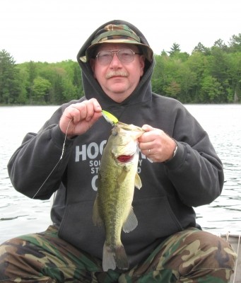 Photo of Bass Caught by Don with Mepps Little Wolf in Michigan