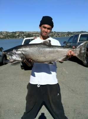 Photo of Salmon Caught by Ryan with Mepps Flying C in California