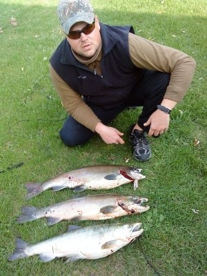 Photo of Salmon Caught by Tim with Mepps Aglia BRITE in United States