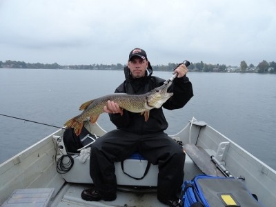 Photo of Pike Caught by Chris with Mepps Giant Killer in New York