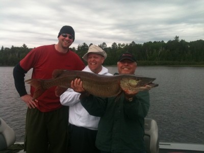 Photo of Musky Caught by Frank  with Mepps Aglia & Dressed Aglia in Minnesota