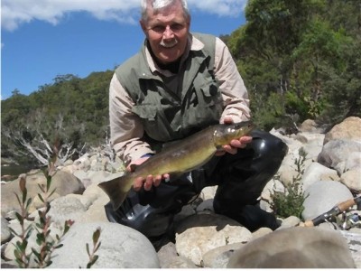 Photo of Trout Caught by Adrian  with Mepps Black Fury in Australia