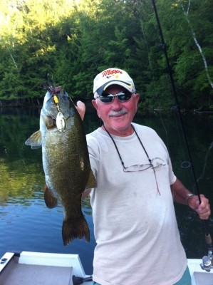 Photo of Bass Caught by Joseph with Mepps Aglia & Dressed Aglia in Wisconsin