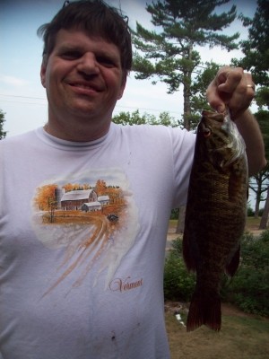 Photo of Bass Caught by William with Mepps Aglia & Dressed Aglia in New Hampshire